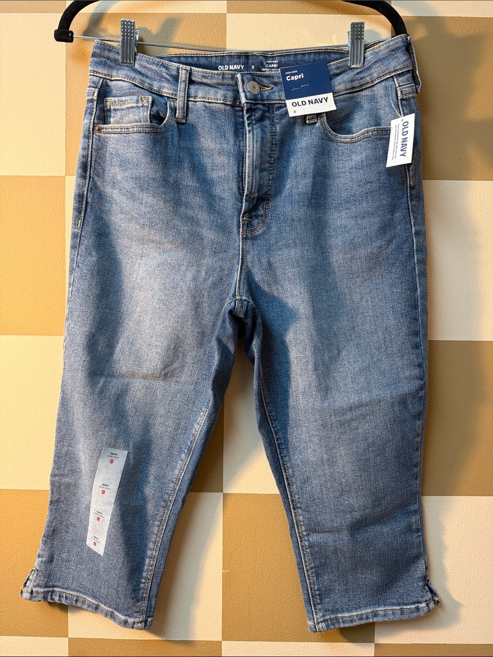Old Navy Women's Light Blue Capri Bootcut Jeans